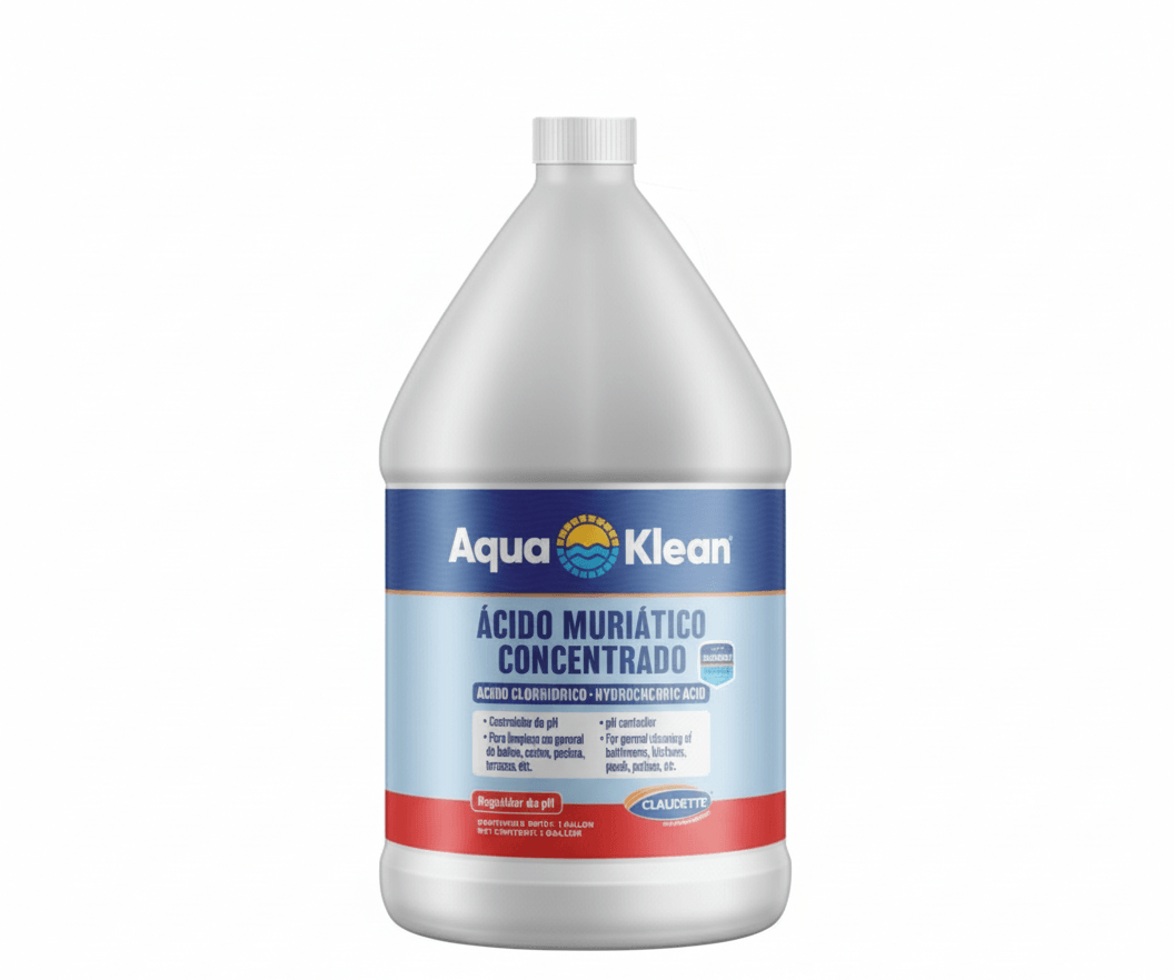 Ácido muriático para mantenimiento de piscinas 