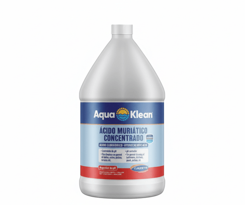 Ácido muriático para mantenimiento de piscinas 